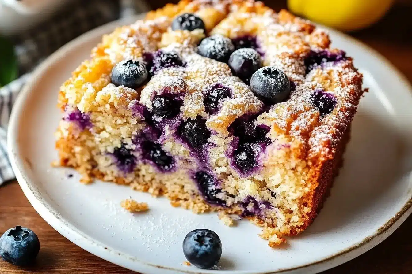 Lemon Blueberry Coffee Cake