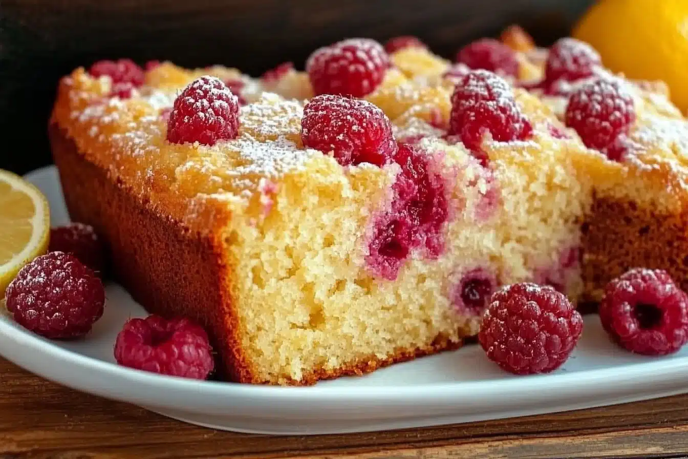 Raspberry Lemon Loaf Cake