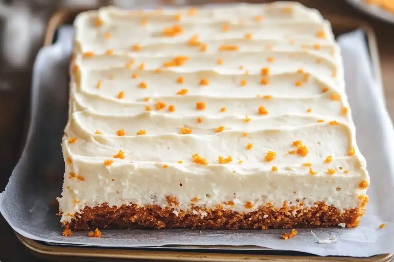 Super Moist Carrot Sheet Cake
