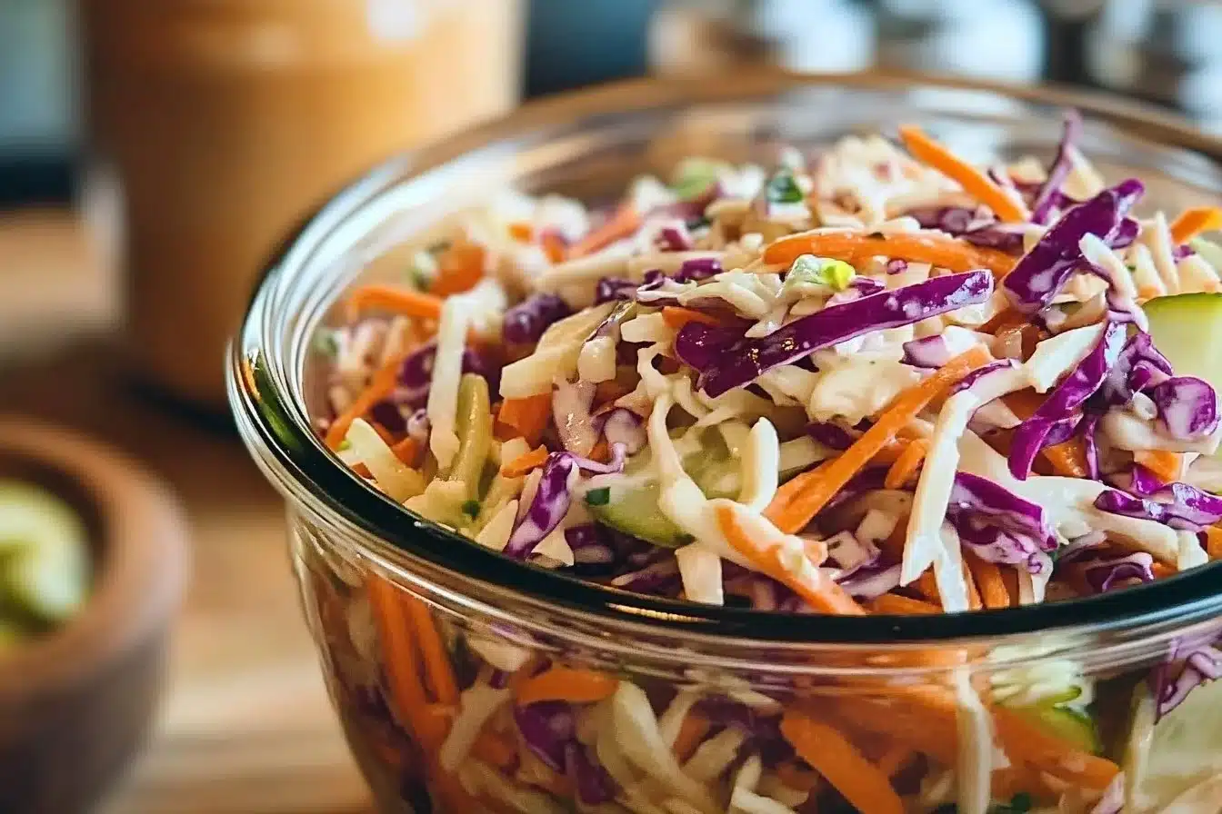 Sweet & Spicy Pickle Slaw