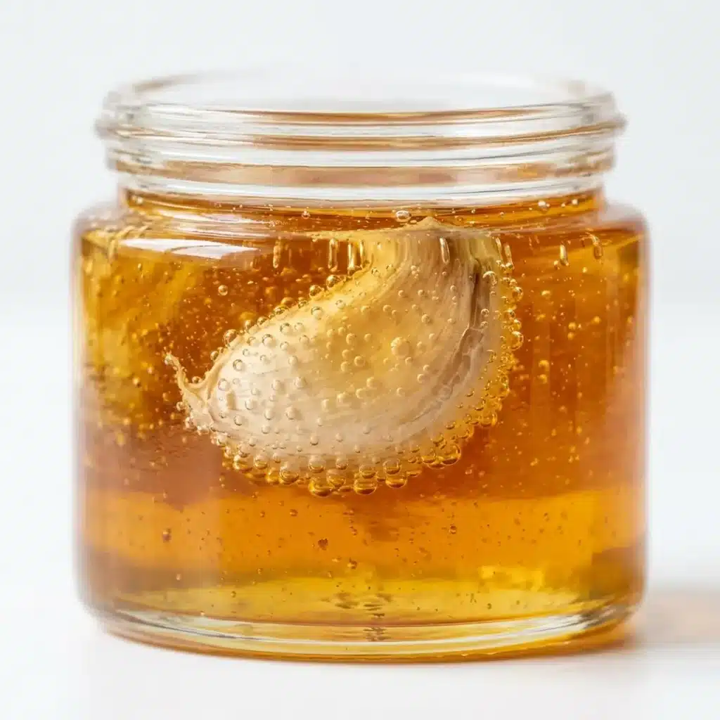 Active lactic acid fermentation bubbles in Dr William Li Honey 