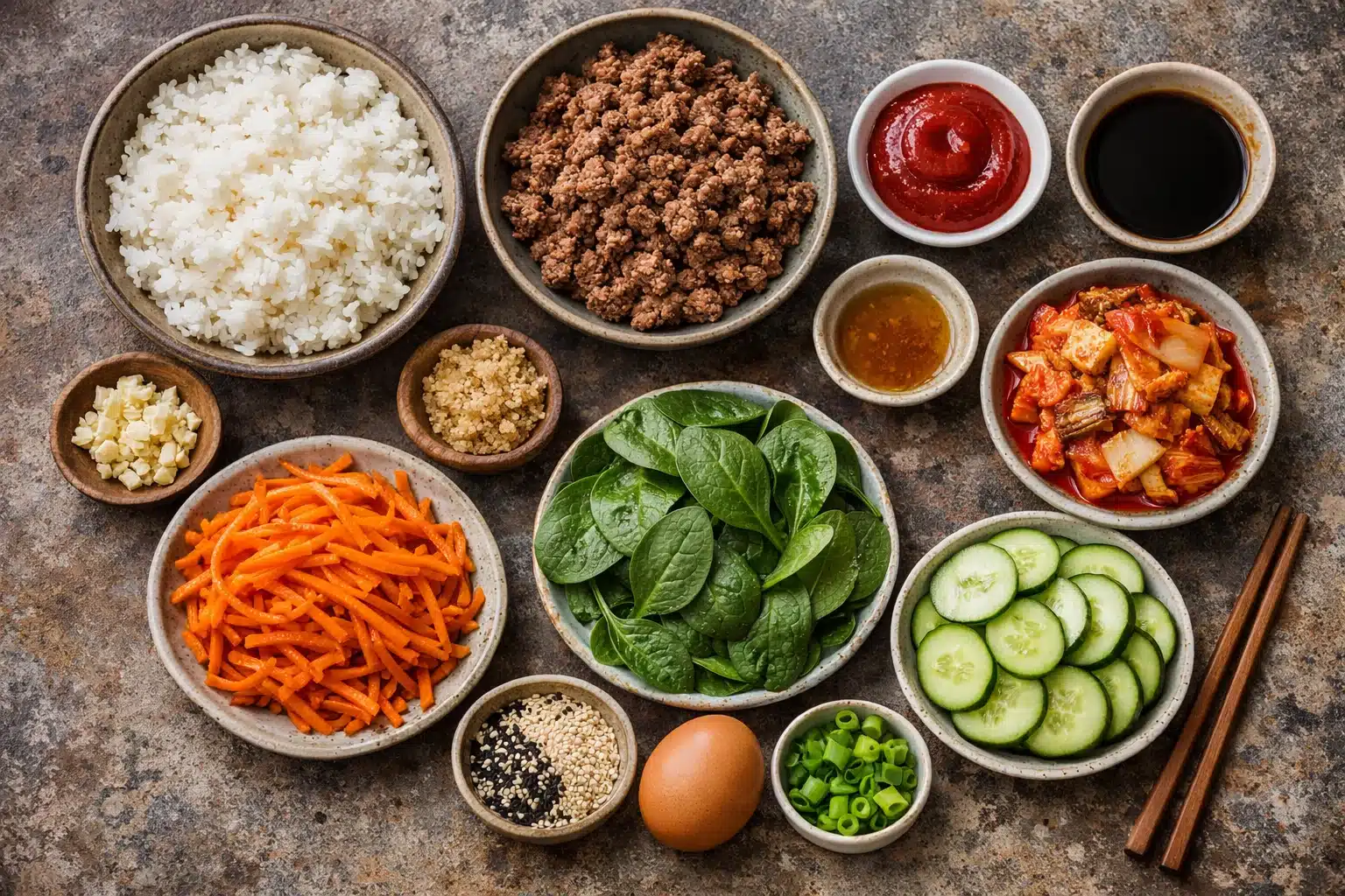 Quick and Tasty Easy Beef Korean Bibimbap Recipe to Savor