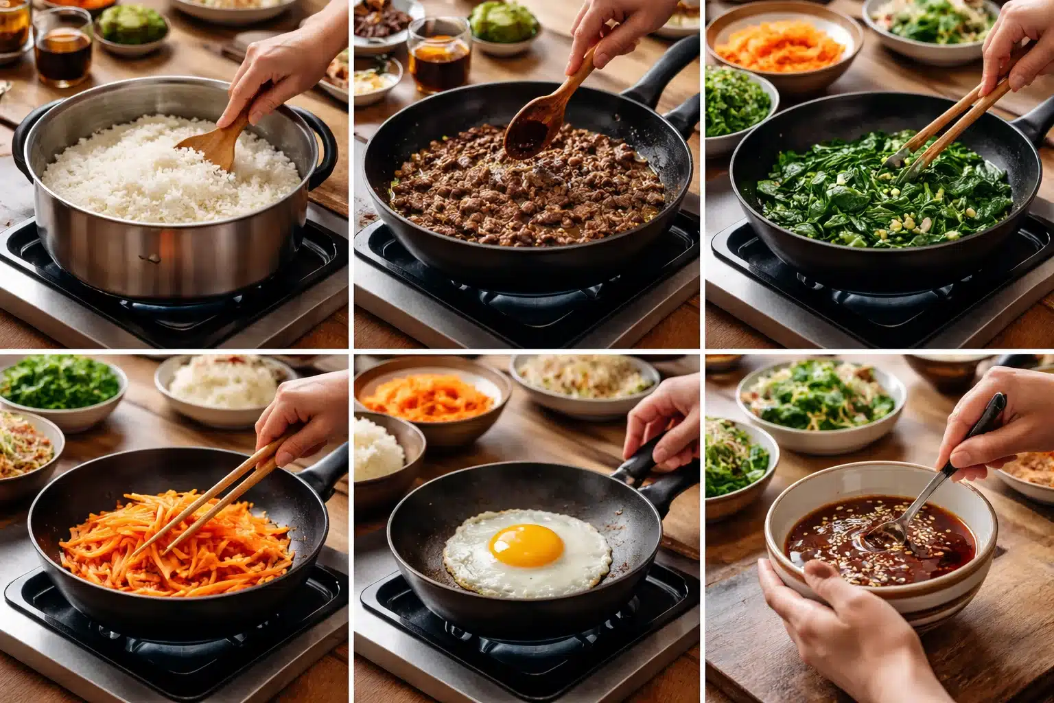 easy beef korean bibimbap recipe