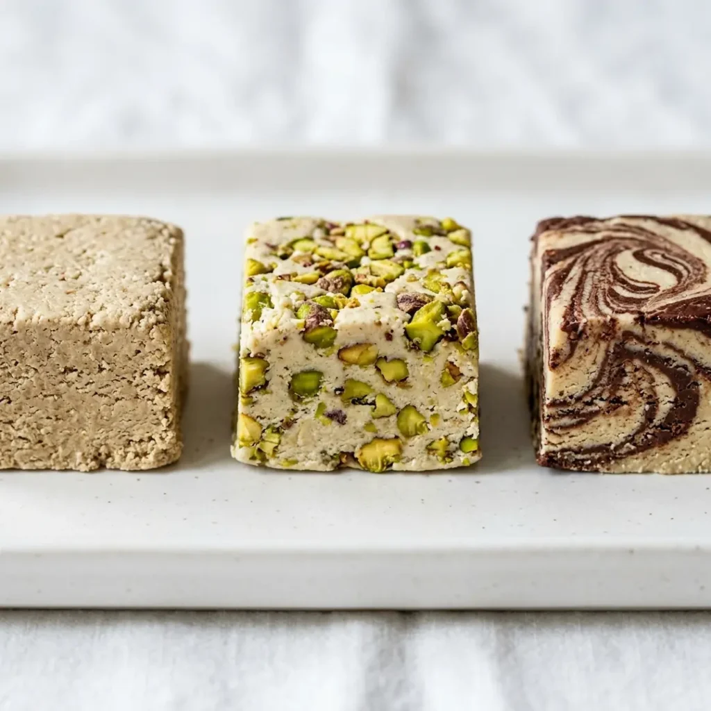 Different cultural variations of the halva recipe.