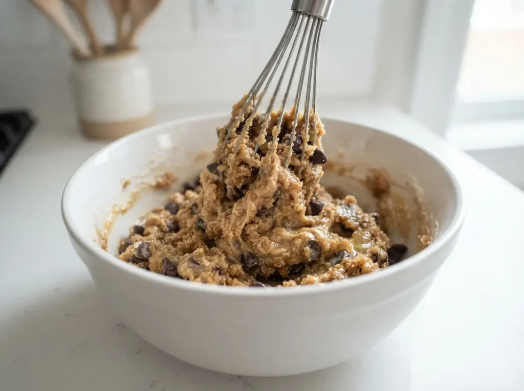 Miyoko Butter: What It Is, How It Tastes, and How to Use It 3 Miyoko butter being used in cookie dough for baking